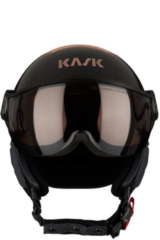 Black Chrome Visor Snow Helmet By Kask On Sale