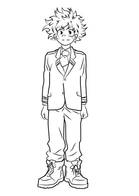 Dibujos De Midoriya Para Colorear Para Colorear Pintar E Imprimir