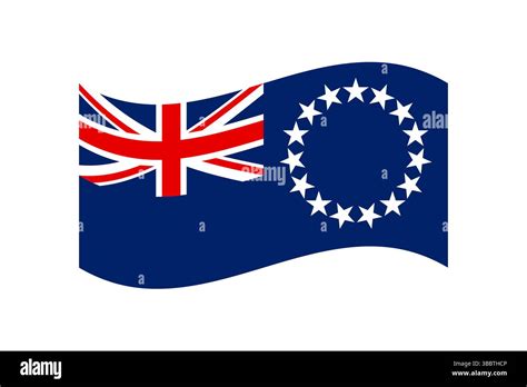 flag  cook islands cook islands flag official colors  proportion