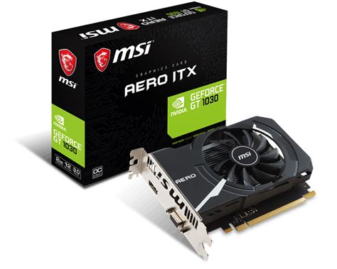 Specification Geforce Gt 1030 Aero Itx 2g Ocv1 微星科技