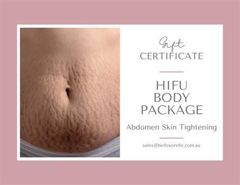 Hifu Abdomen Package Option Two