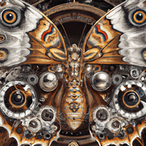 Majestic Steampunk Butterfly Digital Graphic Creative Fabrica