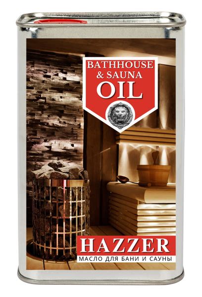 Масло (пропитка) для бани и сауны, защитное, HAZZER, 3 литра - купить с ...
