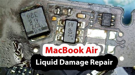 MacBook Air Liquid Damage Repair Dim Screen No Backlight 820 3435