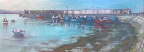 Harbour Trawlers Skerries Karen Wilson Art