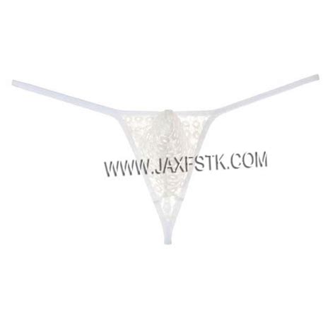 Sexy Pouch String Micro Thong Men Tanga See Through Lace Bikini T Back Underwear