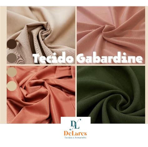 Tecido Gabardine É Bom - Tecido Gabardine - 100% Poliéster