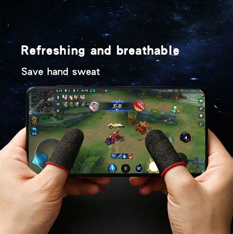 Gaming Sweat Thumb Sleevessilver Fiberother Gaming Accessoriesgame