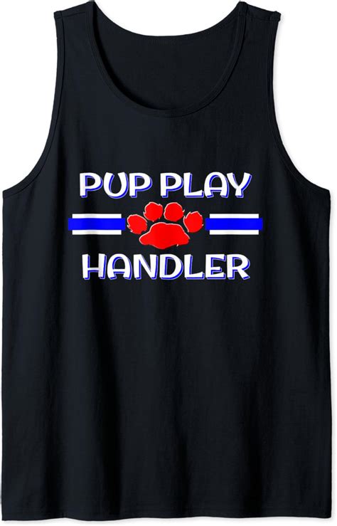 Amazon Gay Pup Play Handler Gift BDSM Puppy Fetish Pride Gear Tank Top Clothing Shoes