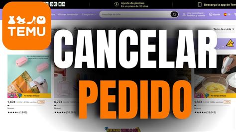 Cómo Cancelar Un Pedido en Temu YouTube