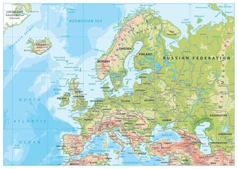 Road Maps Of Europe 10