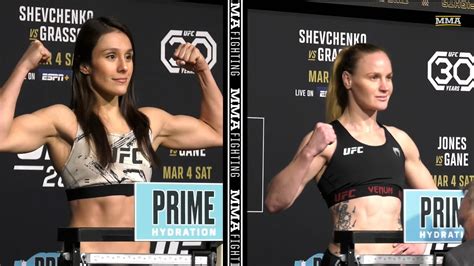 Ufc 285 Alexa Grasso Valentina Shevchenko Make Weight Mma Fighting Youtube