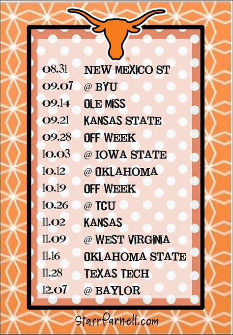 Texas Tech Football Schedule - 36guide-ikusei.net