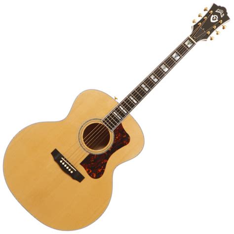 DISC Guild F 50 Jumbo Electro Acoustic Guitar Blonde At Gear4music