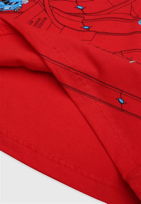 Camiseta Fakini Infantil Hot Wheels Vermelha Compre Agora Dafiti Brasil