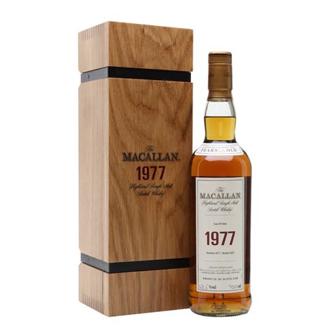 The Macallan Fine Rare 1977 40 Year Old Single Malt Whisky WHISKIMEN