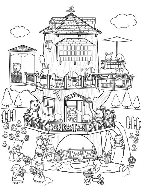 Sylvanian Families Coloring Pages Artofit