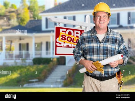 contractor  plans  hard hat  front  sold  sale real