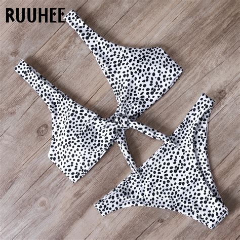 Dan Thress Blog RUUHEE Bikini Swimsuit Swimwear Women Sexy Bikini Set Push Up Printed Bathing