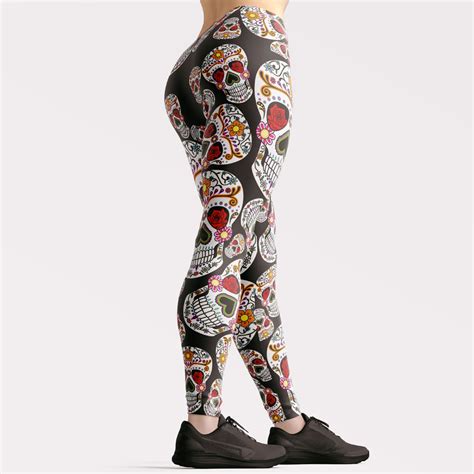 Sugar Skull Leggings Redmolotov