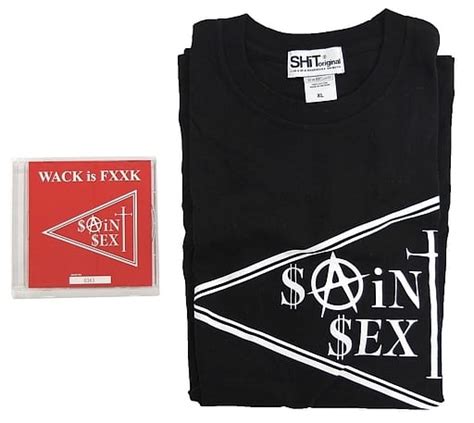 Japanese Music Cds Saint Sex Wack Is Fxxk [cd T Shirt Xl] Music