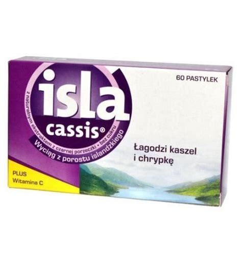 Isla Cassis Pastylki Do Ssania Szt B L Gard A I Chrypka