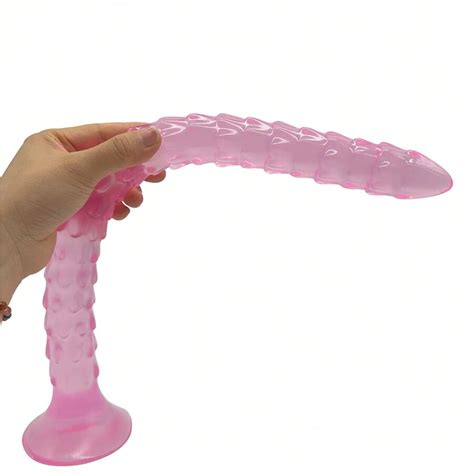 Plug Anal Super Longo Rosa De Pe A Dildo Anal Cm Polegadas Enorme Brinquedo Sexual