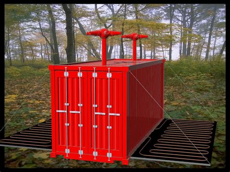 Self Contained Firefighting System Uses Fire Itself As An Energy Source