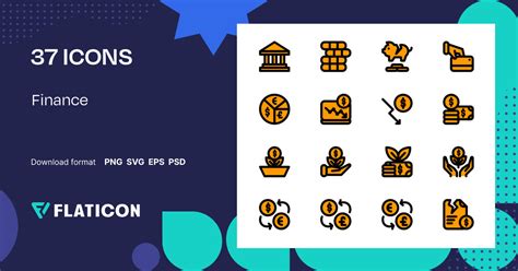 finance icon pack color lineal color  svg icons