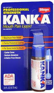 Kank-A Mouth Sore Medication Professional Strength - 0.33 Ounces ...