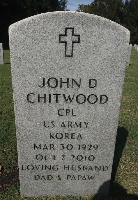 John Donald Chitwood 1929 2010 Find A Grave Memorial