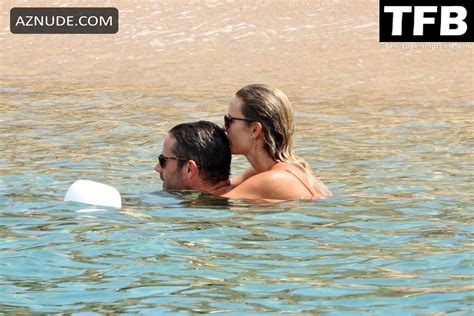 Frida Andersson Sexy Seen Flaunting Her Hot Bikini Body At The Beach In Porto Cervo Aznude