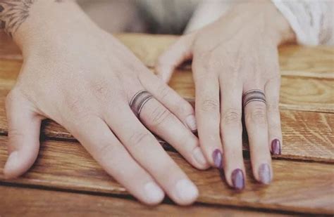 Tattoo Wedding Rings: The New Way Of Exchanging Of Vows