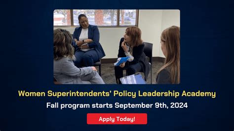 Fall 2024 Women Superintendents Policy Leadership Academy Voice4equity