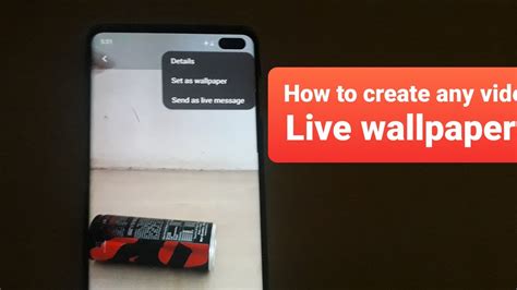 Create Own Live Wallpaper With Any Video Create Video Live Wallpaper