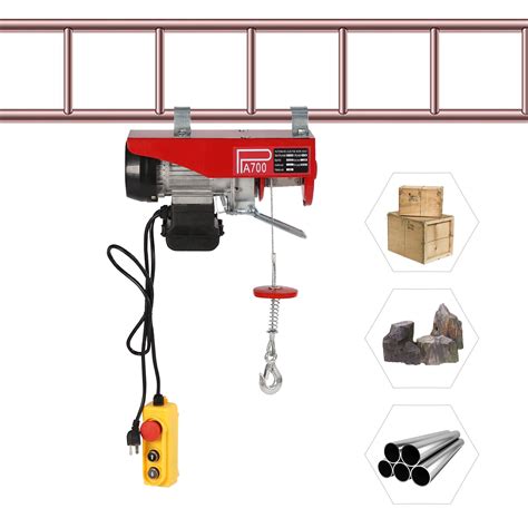 Overhead Electric Hoist Crane Lift Garage Winch With Remote 110v