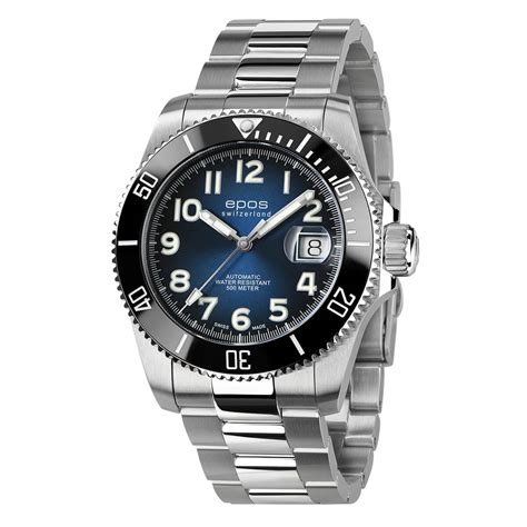 epos sport  diver titanium epos watches