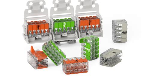 wago  series double deck splicing connector  levers wago gb