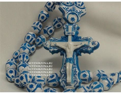 Купить крест в авто "Крест большой синий" | Четки, Поделки, Уникальные ...