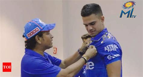 Arjun Tendulkar Watch A Moment To Cherish For Arjun Tendulkar As He