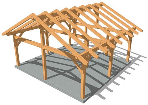 Timber Frame Pavilion Plans