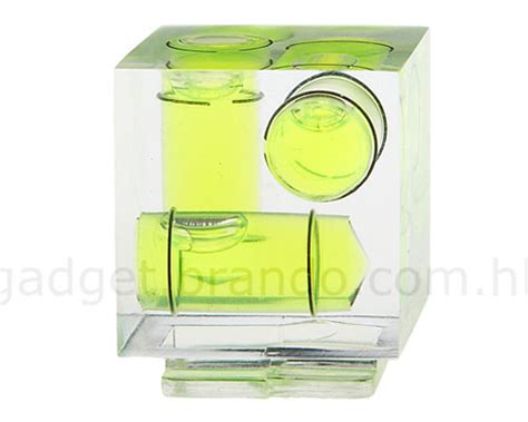 Brando Cube Hot Shoe 3 Axis Bubble Level Gizmoholic
