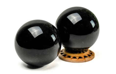 Obsidian Crystal Ball 60mm - Etsy