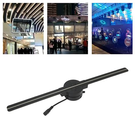 14 42cm 3D Hologram Fan Naked Eyes 3D Advertising LED Holographic Fan