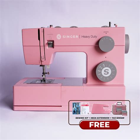 jual mesin jahit singer  pink heavy duty shopee indonesia