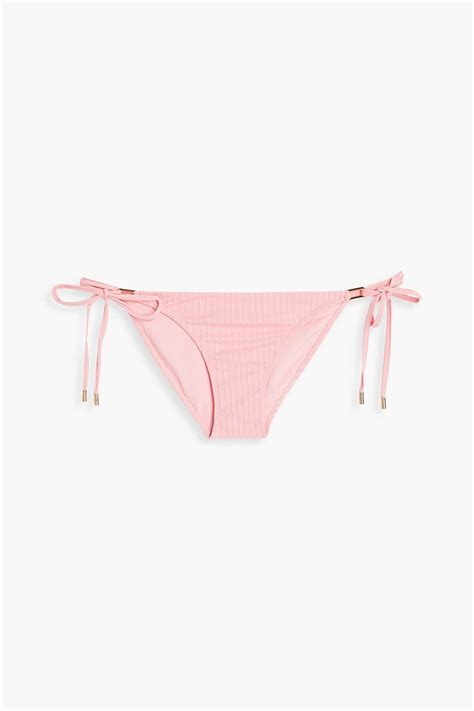 MELISSA ODABASH Cancun Ribbed Low Rise Bikini Briefs THE OUTNET
