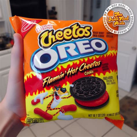 Flamin Hot Cheetos Oreo Creation The Junk Food Aisle