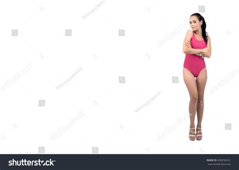 Beautiful Sexy Brunette Girl Posing Bathing Stock Photo Shutterstock
