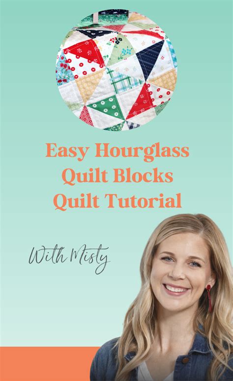 Watch This Quick And Easy Hourglass Quilt Blocks Tutorial Amy Smart