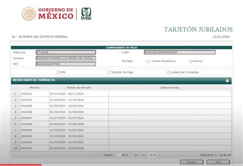 Tarjet N Imss Activos